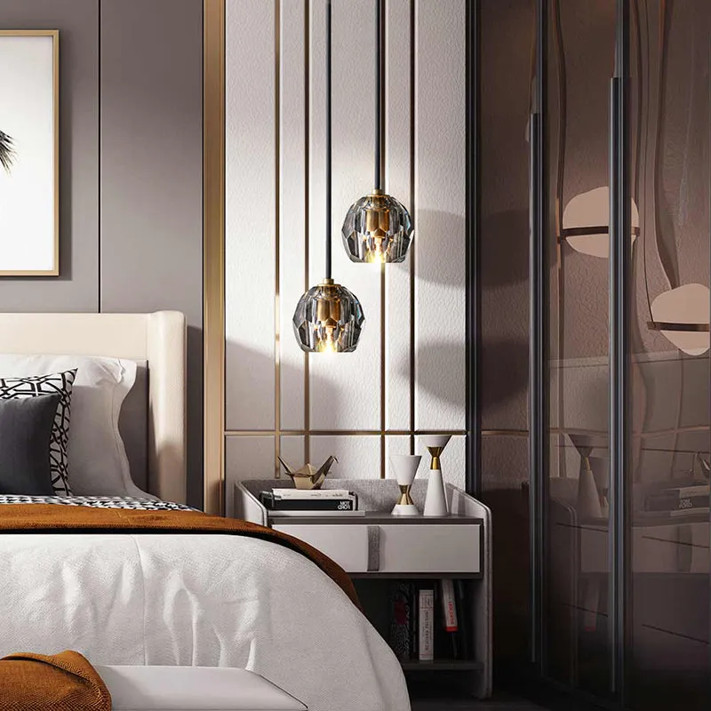 Boule Spherical Cristal Pendant Light