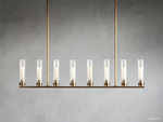 Andreas Ridged Tubular Linear Chandelier