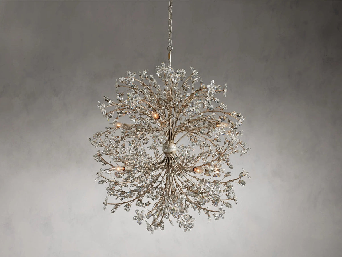 Fiore Garden Petal Twig Round Chandelier
