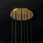 Boule Geometric Cristal Cluster Chandelier 14"