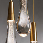 Soltaire Cascading Glass Linear Chandelier