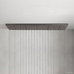 Soltaire Cascading Glass Linear Chandelier
