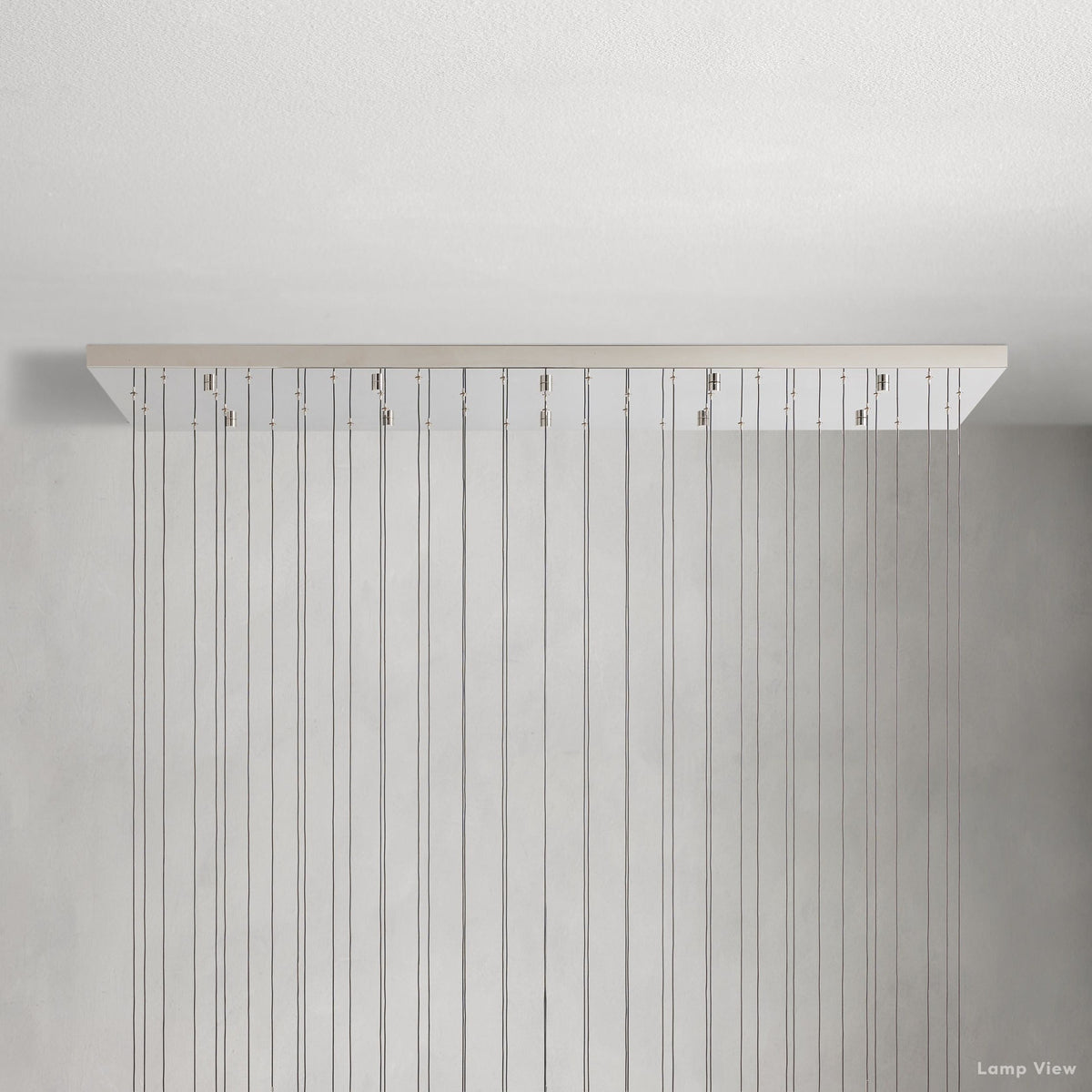 Soltaire Cascading Glass Linear Chandelier