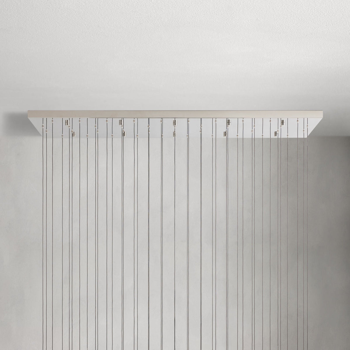 Soltaire Cascading Glass Linear Chandelier