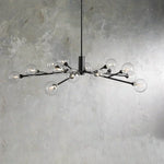 Apollo Spoked Glass Round Chandelier