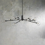 Apollo Spoked Glass Round Chandelier