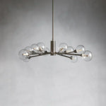 Apollo Spoked Glass Round Chandelier
