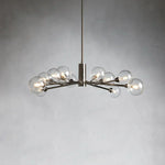Apollo Spoked Glass Round Chandelier