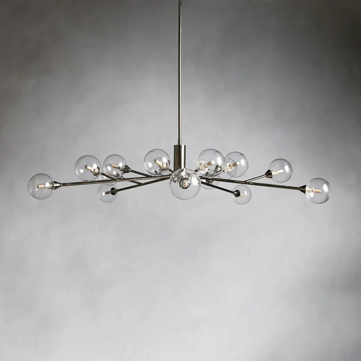 Apollo Spoked Glass Round Chandelier