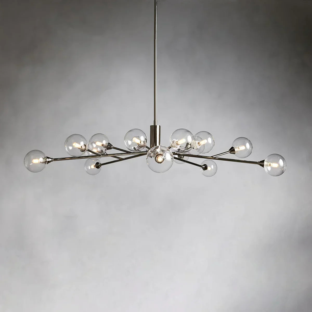 Apollo Spoked Glass Round Chandelier