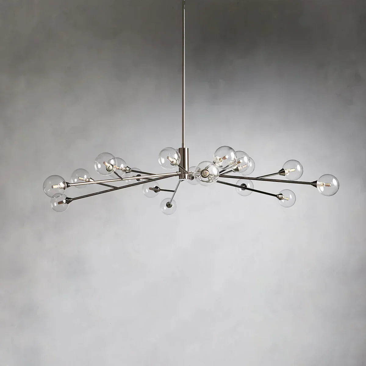 Apollo Spoked Glass Round Chandelier