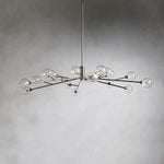 Apollo Spoked Glass Round Chandelier