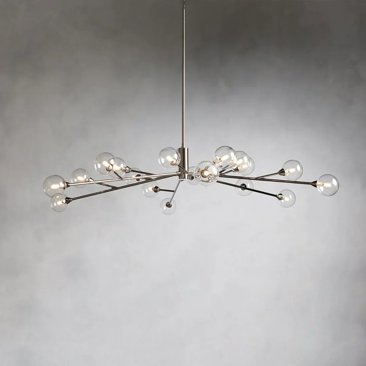 Apollo Spoked Glass Round Chandelier