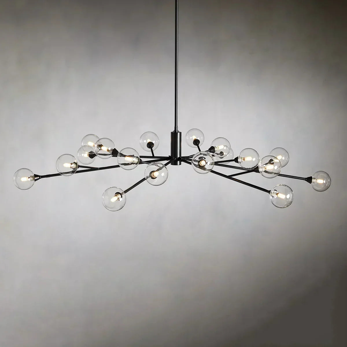 Apollo Spoked Glass Round Chandelier