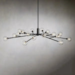 Apollo Spoked Glass Round Chandelier