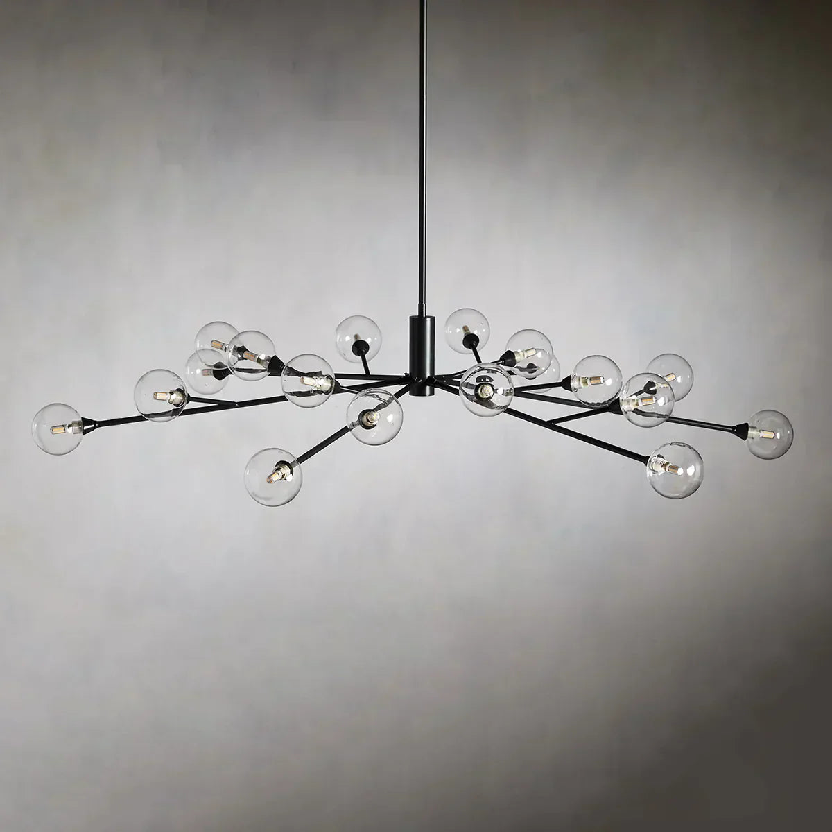 Apollo Spoked Glass Round Chandelier