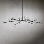 Apollo Spoked Glass Round Chandelier