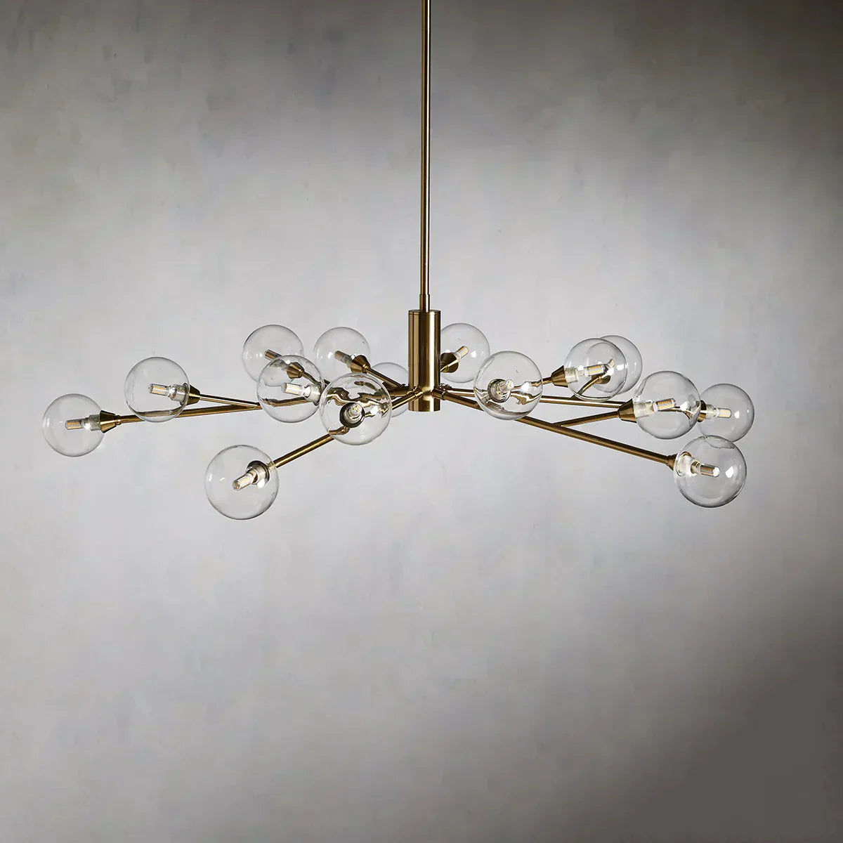 Apollo Spoked Glass Round Chandelier