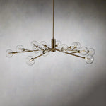 Apollo Spoked Glass Round Chandelier