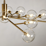 Apollo Spoked Glass Round Chandelier