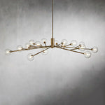 Apollo Spoked Glass Round Chandelier