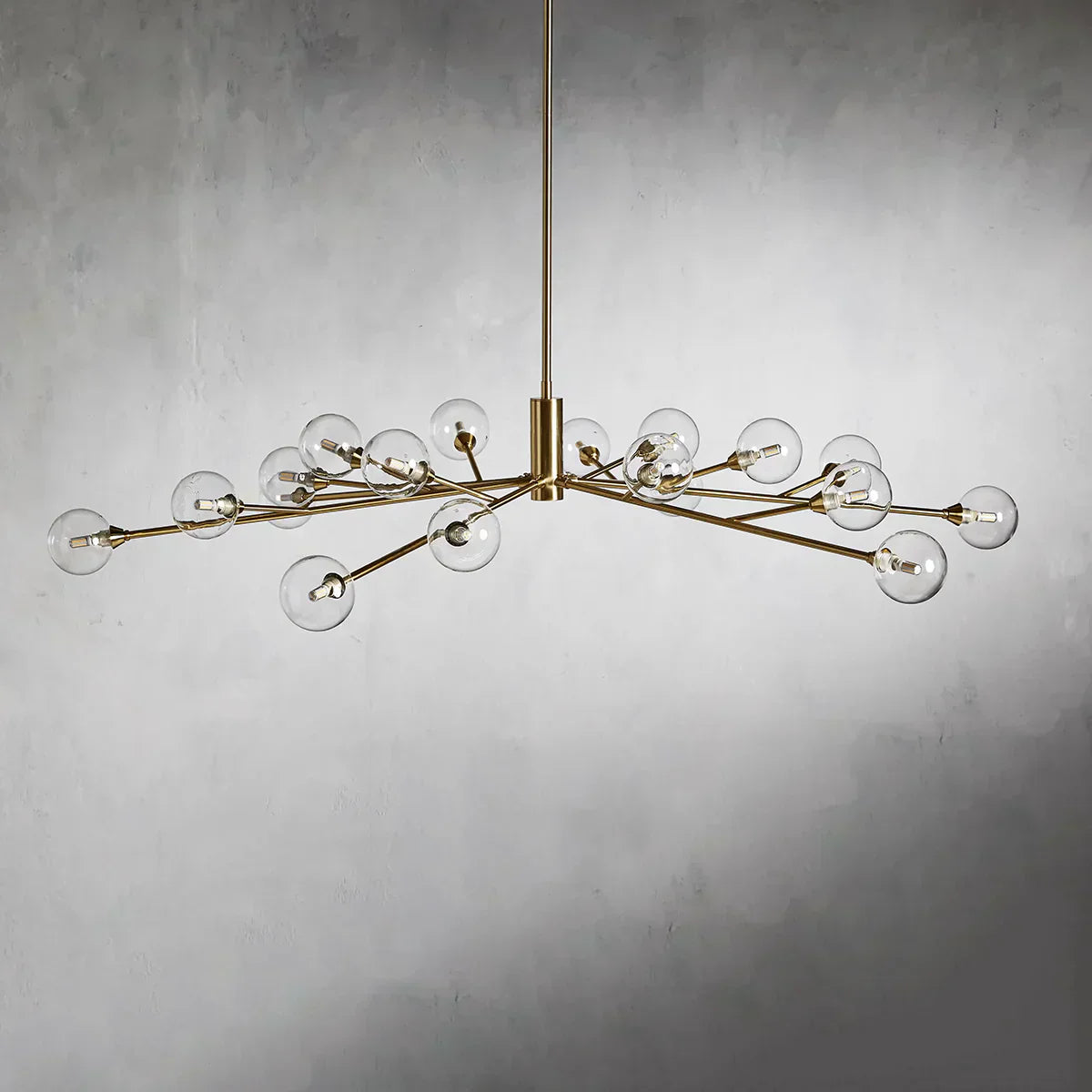 Apollo Spoked Glass Round Chandelier