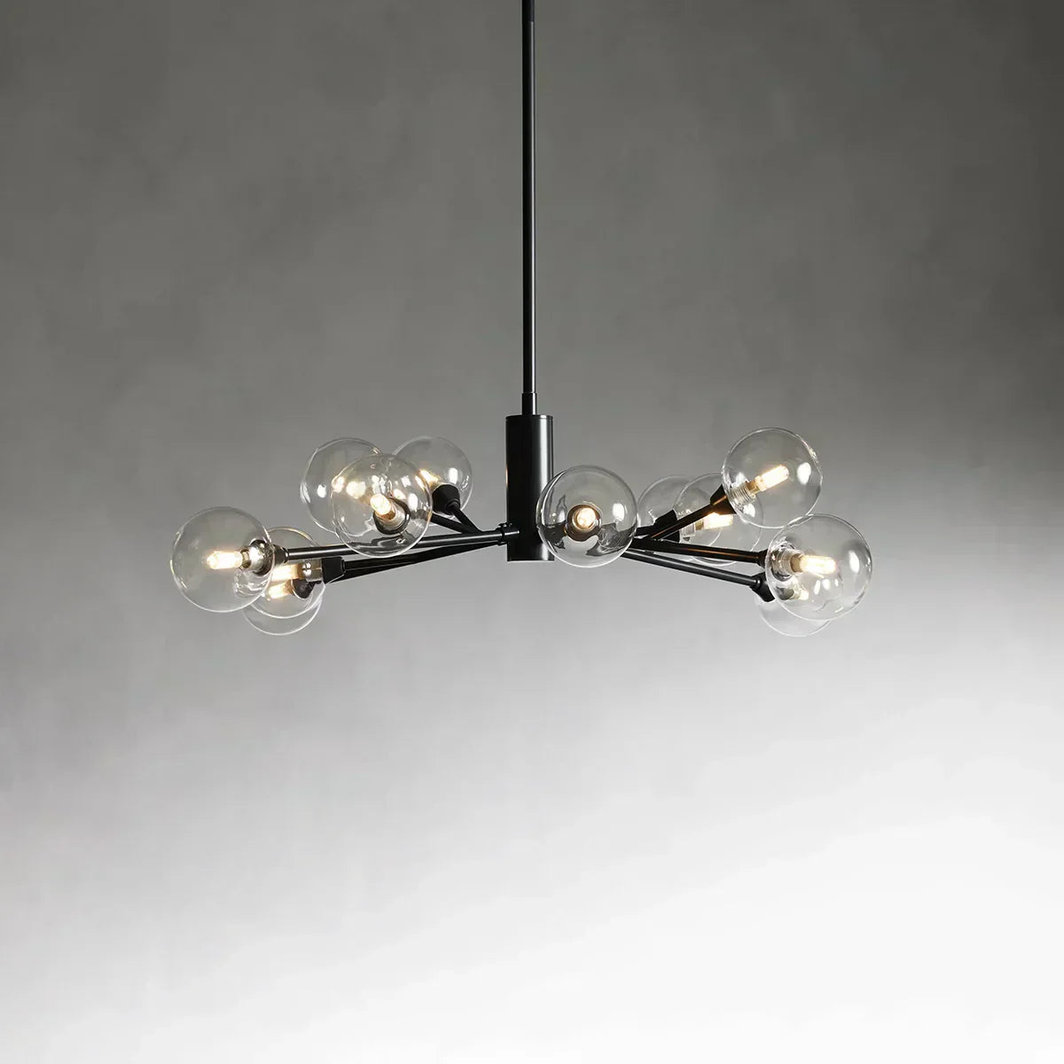 Apollo Spoked Glass Round Chandelier