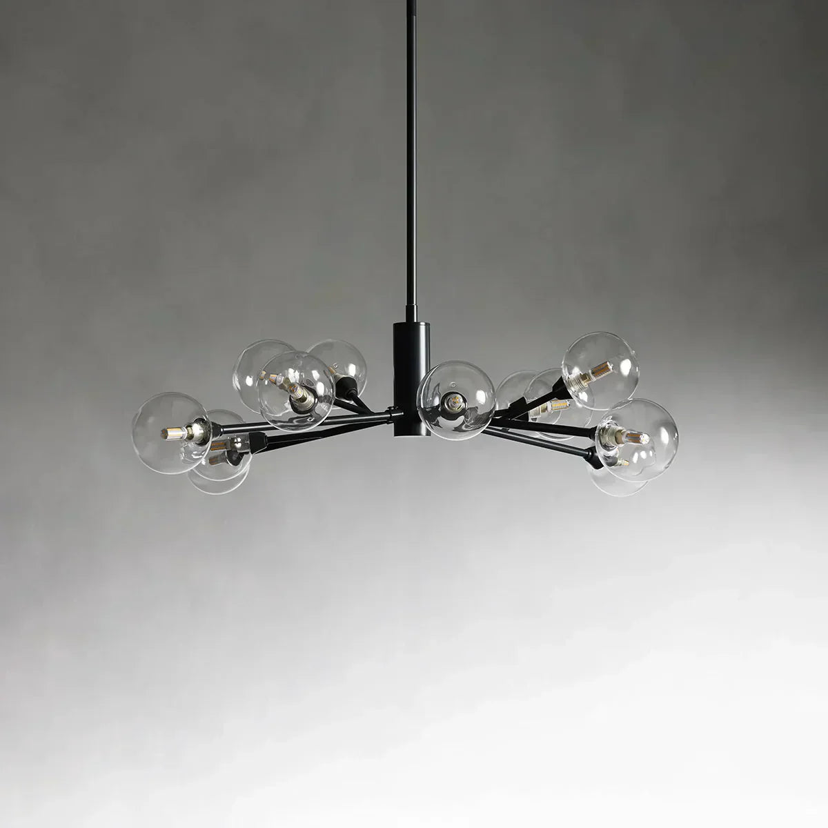 Apollo Spoked Glass Round Chandelier