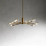 Apollo Spoked Glass Round Chandelier