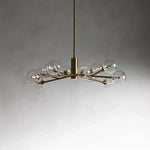 Apollo Spoked Glass Round Chandelier