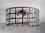 La Cage Mesh Crystal Flush Mount