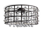 La Cage Mesh Crystal Flush Mount