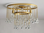 Aubrey Trailing Crystal Flush Mount