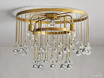 Aubrey Trailing Crystal Flush Mount