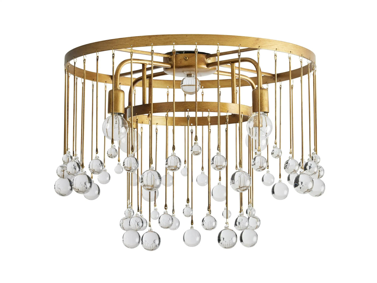 Aubrey Trailing Crystal Flush Mount
