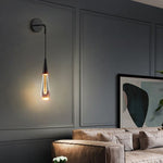 Soltaire Cascading Glass Cord Wall Sconce