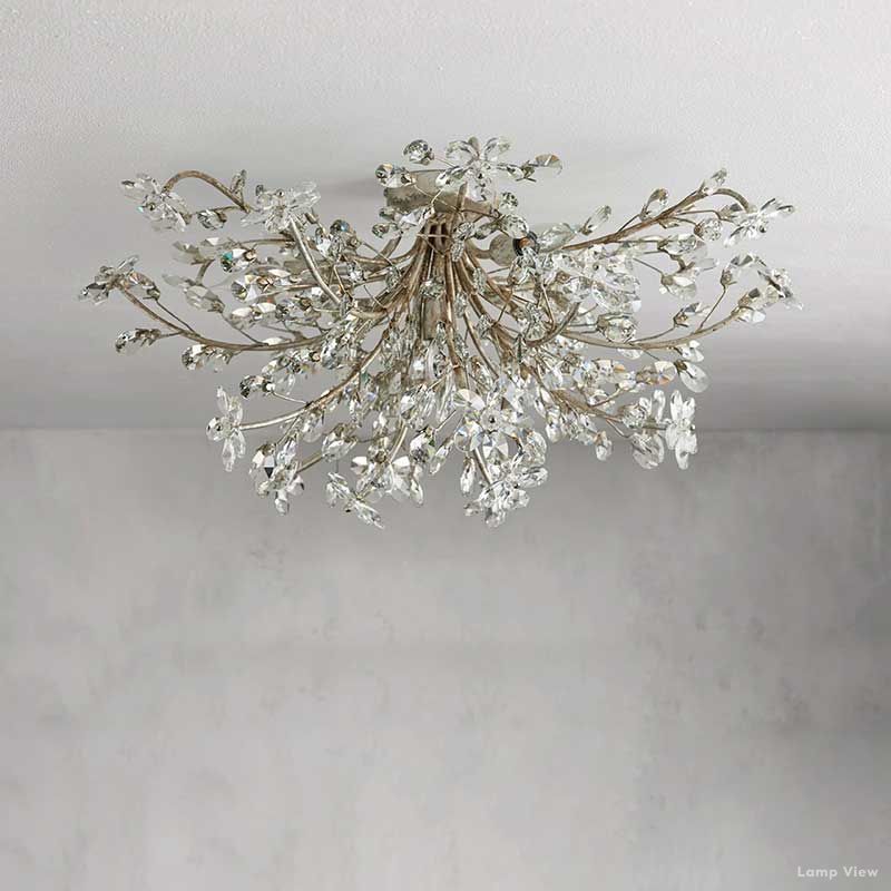 Fiore Bloom Leaf Crown Flush Mount