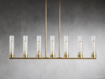 Andreas Ridged Tubular Linear Chandelier