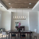 Cannele Beaux Arts Linear Chandelier 55"