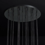 Boule Geometric Cristal Cluster Chandelier 24"