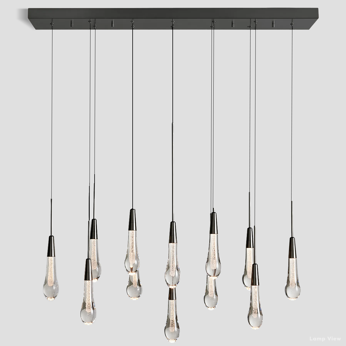 Soltaire Linear Chandelier 37'' 70''W