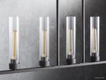 Andreas Ridged Tubular Linear Chandelier