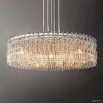 Marignan Chain Crystal Round Chandelier 48"