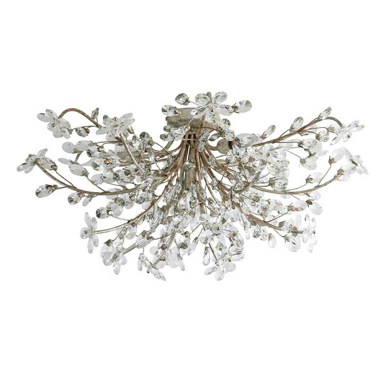Fiore Bloom Leaf Crown Flush Mount