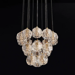 Boule Spherical Cristal Cluster Chandelier 19"