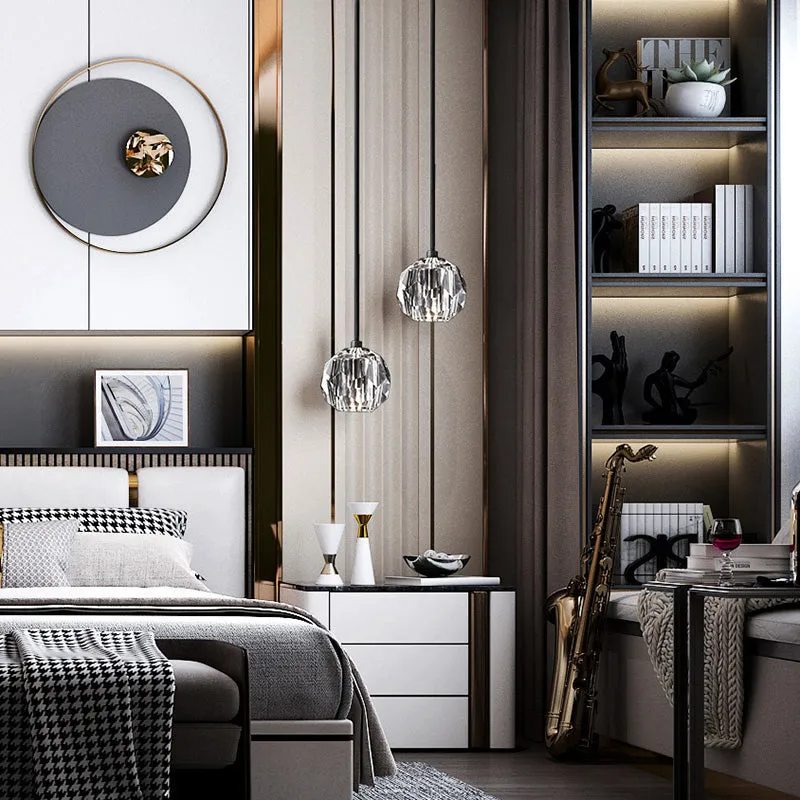 Boule Geometric Cristal Pendant Light