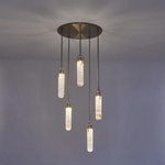 Alabaster 5 Lights Cluster Chandelier