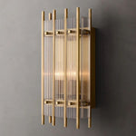 San Marco Ribbed Glass Rectangle Wall Sconce