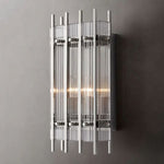 San Marco Ribbed Glass Rectangle Wall Sconce