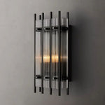 San Marco Ribbed Glass Rectangle Wall Sconce
